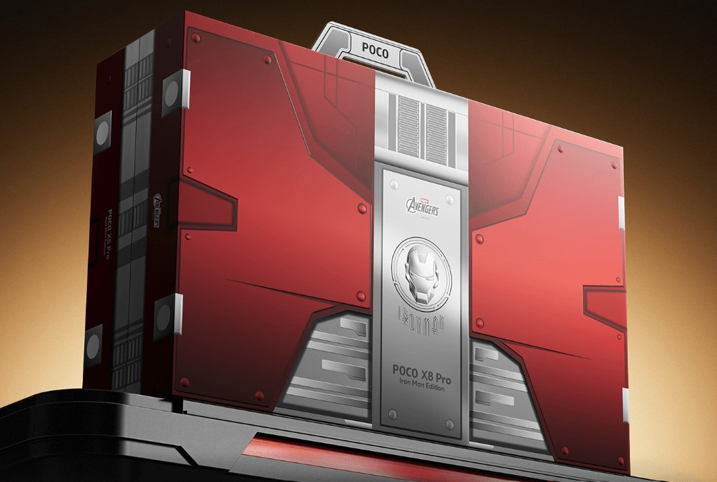 Poco X8 Pro Malaysia Limited edition Iron Man box