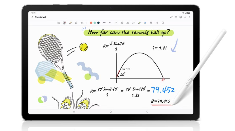 Samsung Galaxy Tab S10 Lite Malaysia S Pen math solver