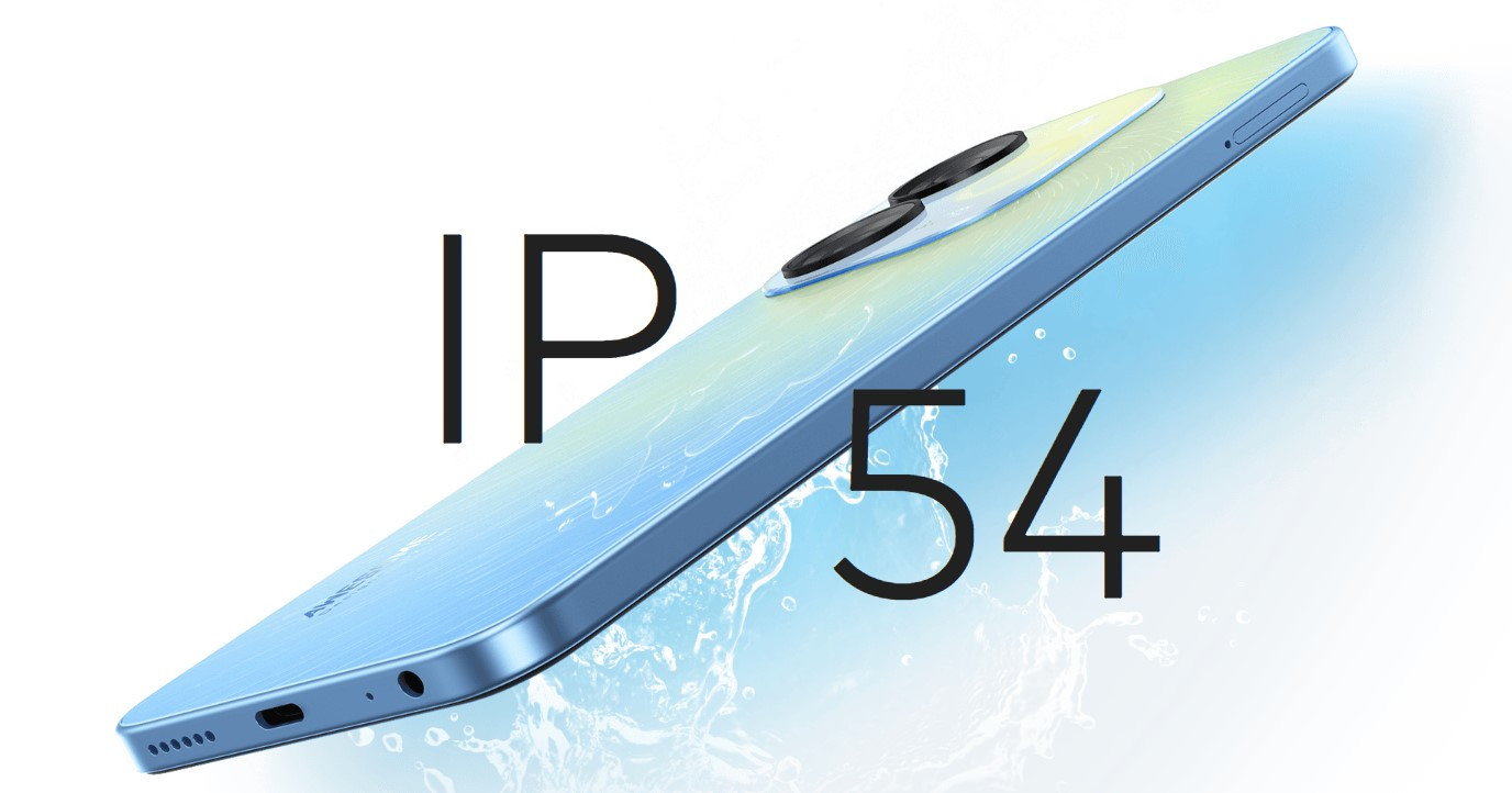 Itel A80 4G malaysia ip54 water resistance