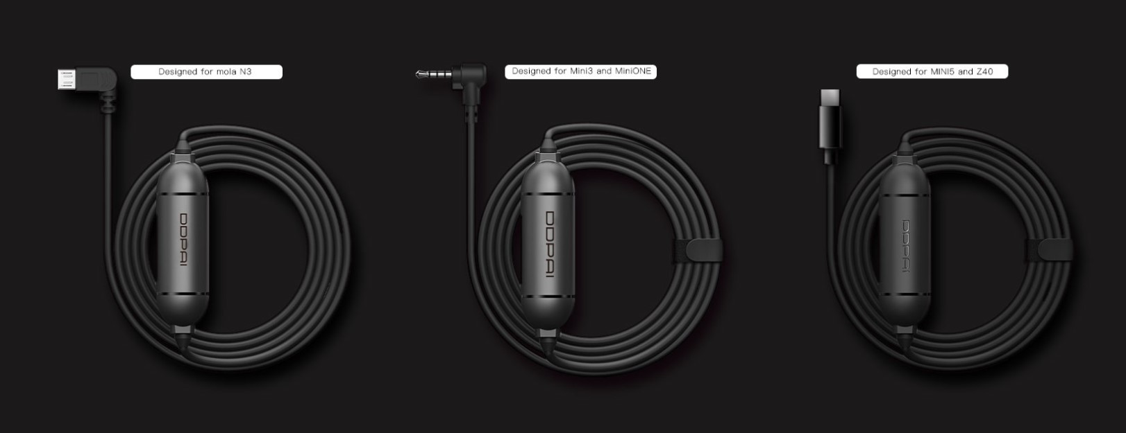 Type-C (3.5mm) Car Charger Hardwire Kit for DDPAI Mini5/Z40 unique texture