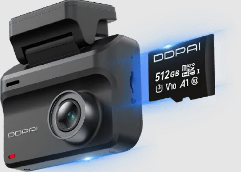 DDPAI Z50 Pro 4K GPS Malaysia 512gb microsd storage