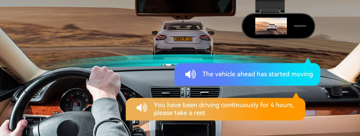 DDPAI N2 Dash Cam Malaysia ADAS 2.0 Driving Assistance