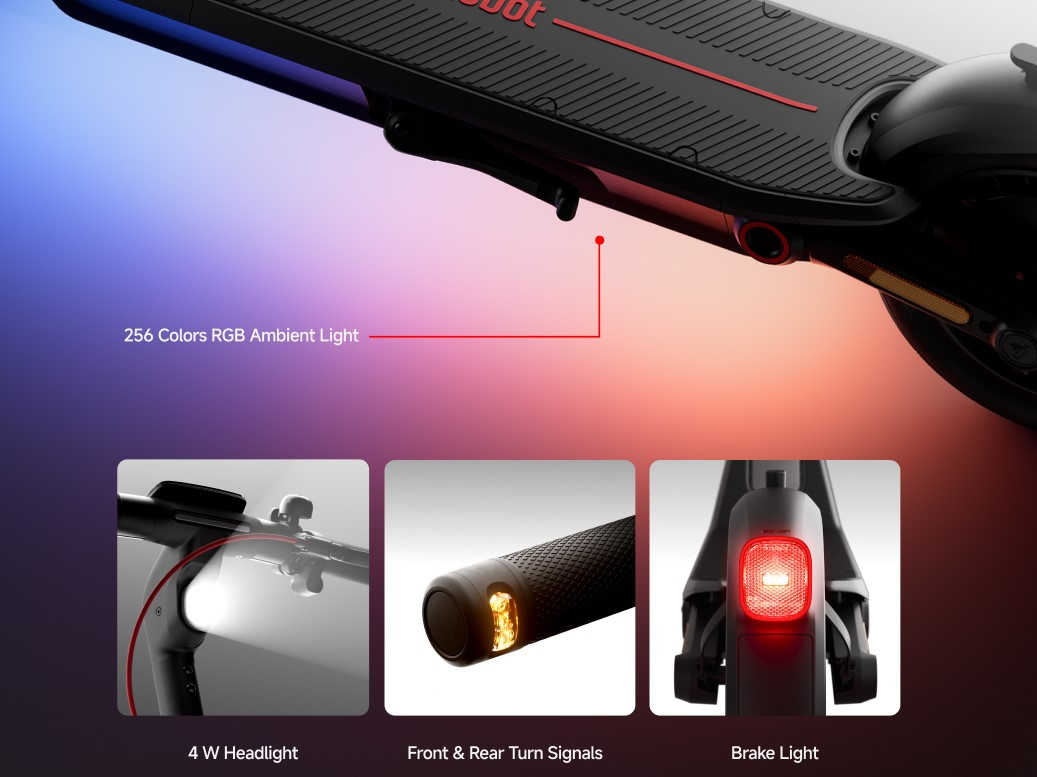 Segway eKickScooter E3 Pro malaysia light indicator