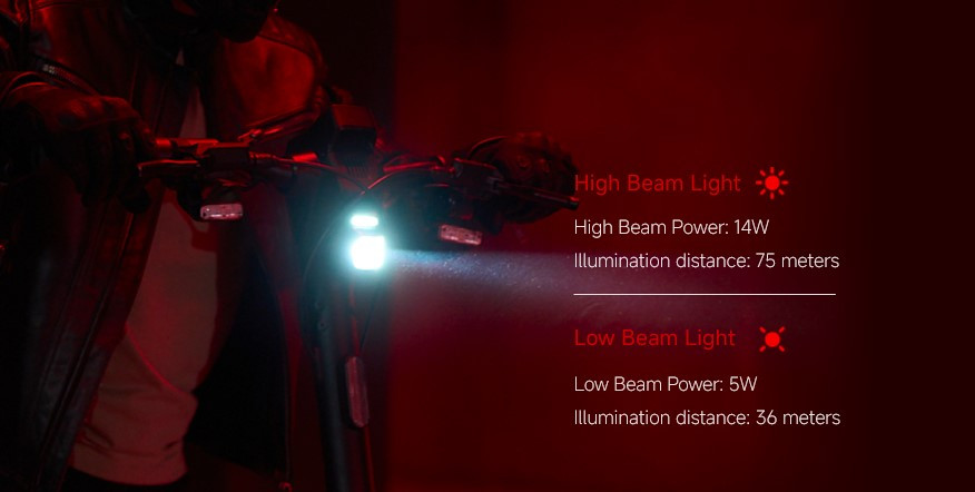 Segway GT3 Pro Super Scooter headlight malaysia