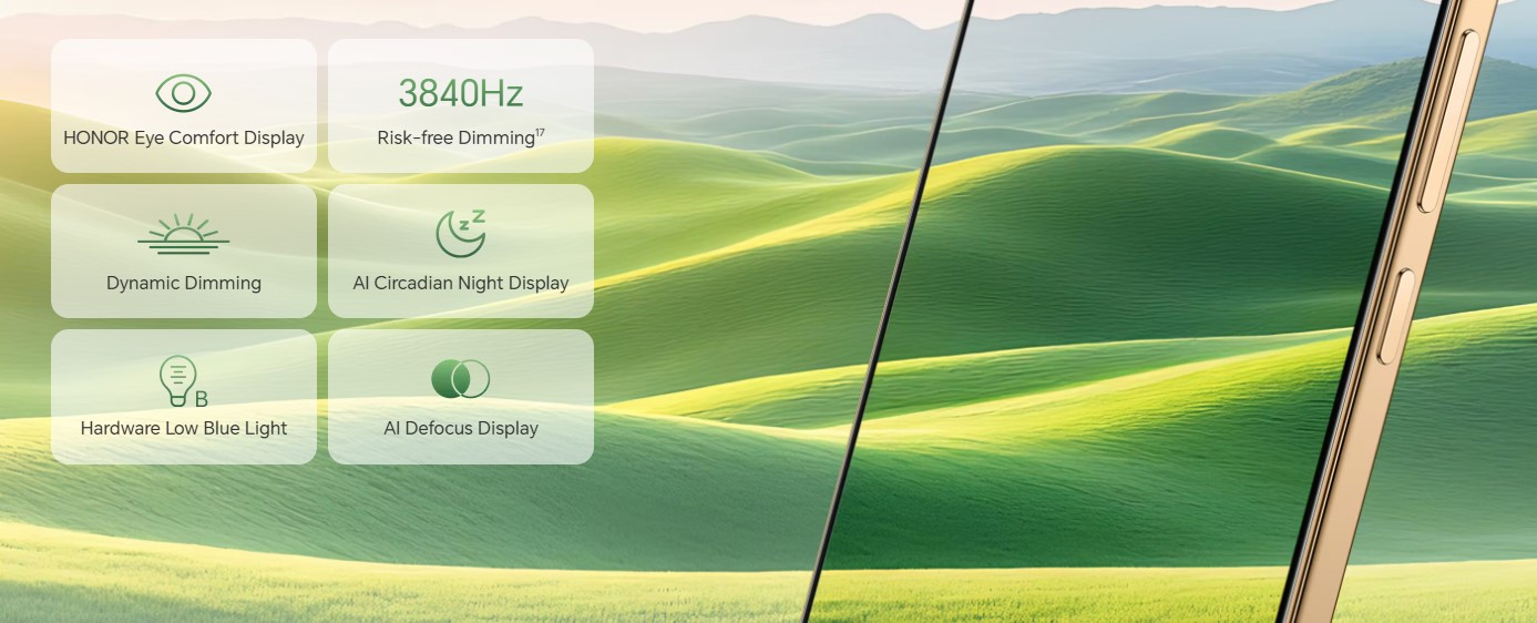 Honor X9d 5G malaysia eye comfort display