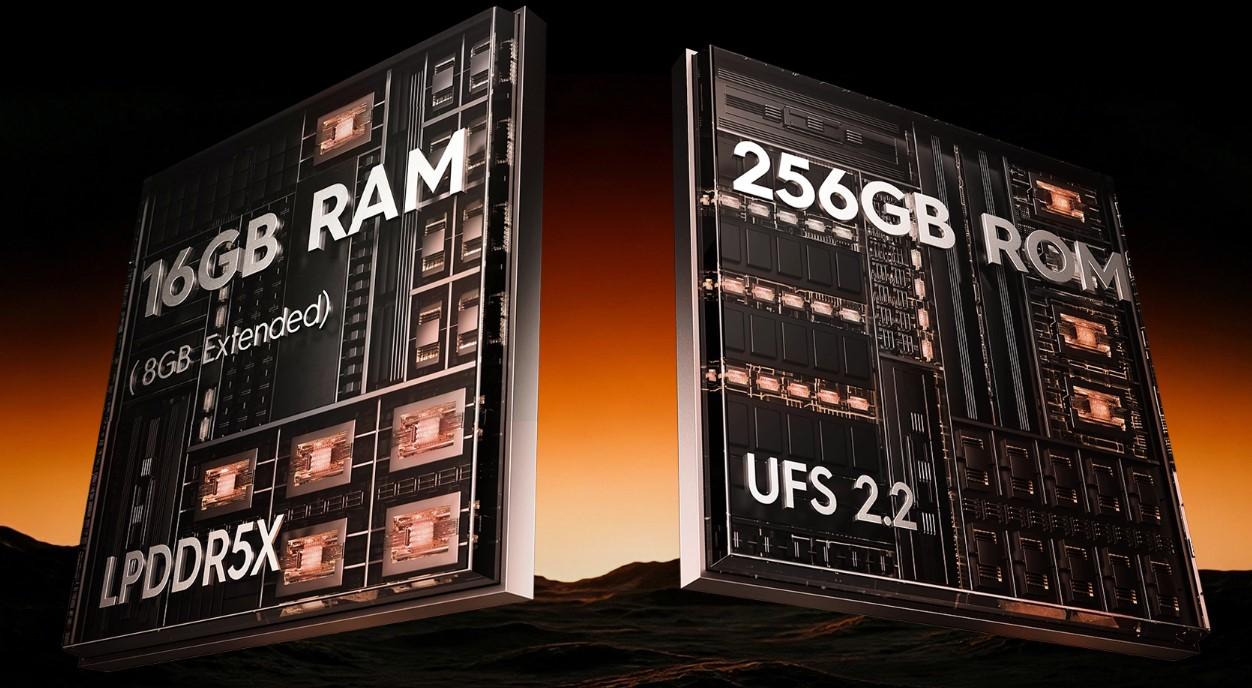 Tecno Pova 8 5G Malaysia UFS 2.2 LPDDR5X storage performance