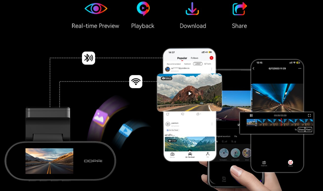 DDPAI N2 Dash Cam Malaysia Instant App Access