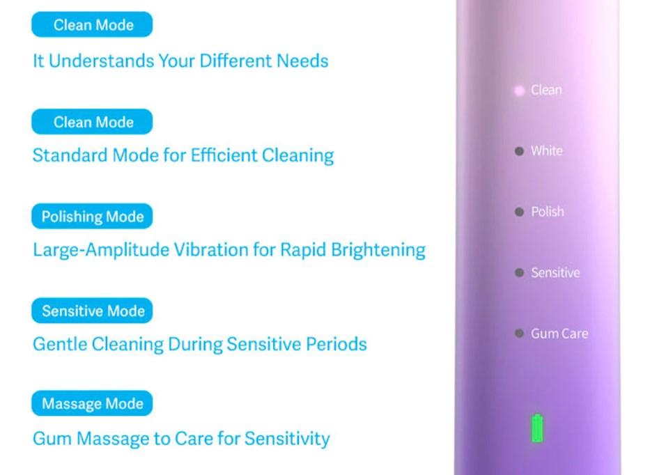 FLYCO Electric Toothbrush FT7105 Malaysia smart brushing modes