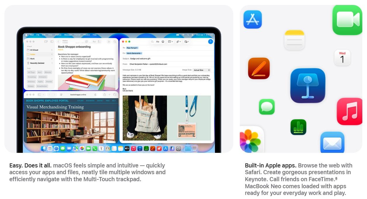 Apple MacBook Neo Malaysia macOS seamless experience