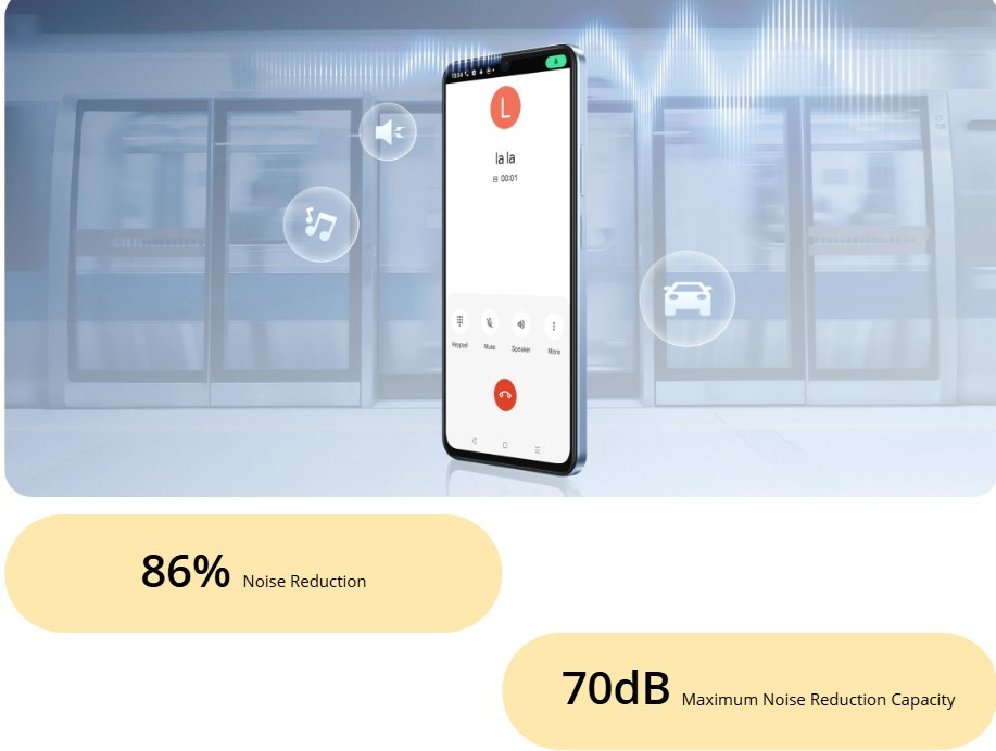 Realme Note 70 malaysia AI noise reduction for clear calls