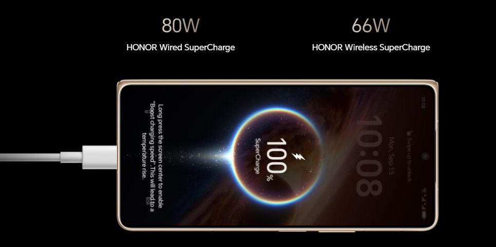 Honor Magic V6 5G Malaysia 80W plus 66W dual HONOR SuperCharge