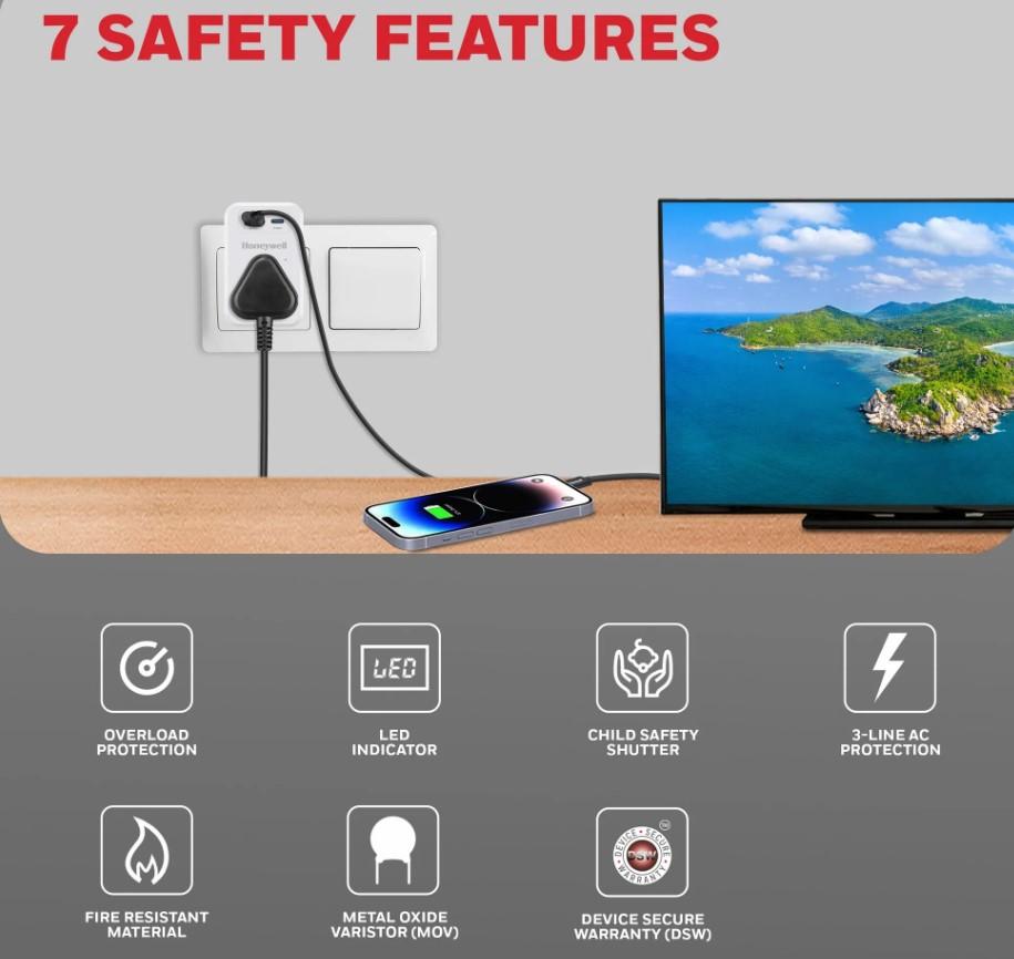 Honeywell 1 Outlet Surge Cube Price In Malaysia & Specs