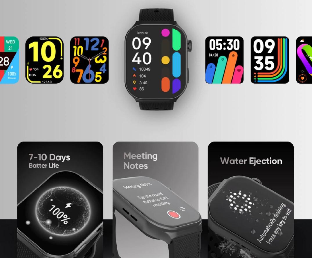 Techlife Smart Watch L2 Malaysia watch face customization