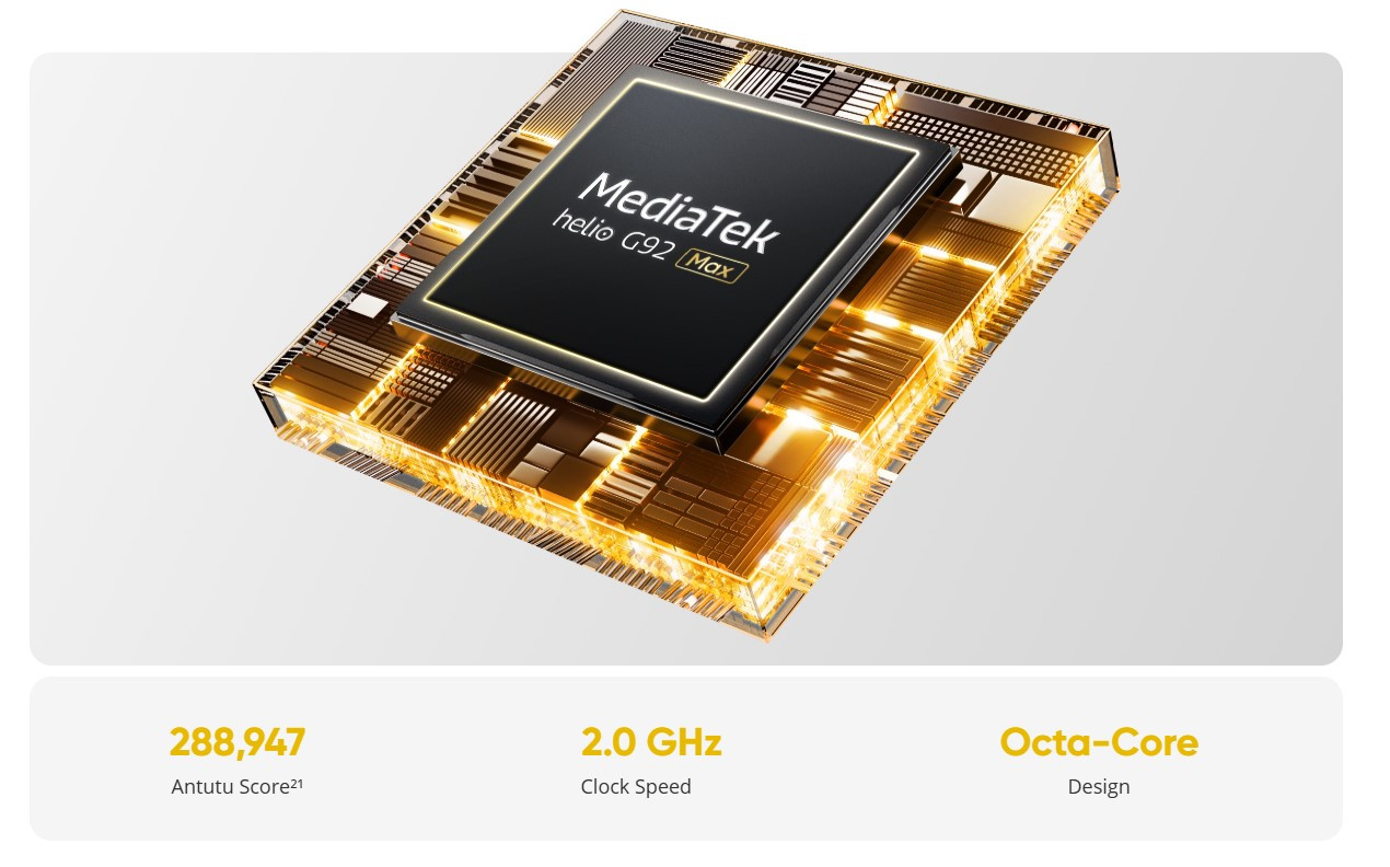 realme c75 malaysia mediatek helio g92 chip
