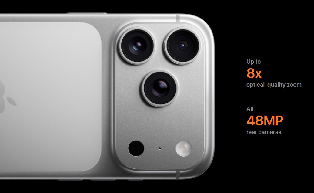 iPhone 17 Pro Max Malaysia triple-lens camera system