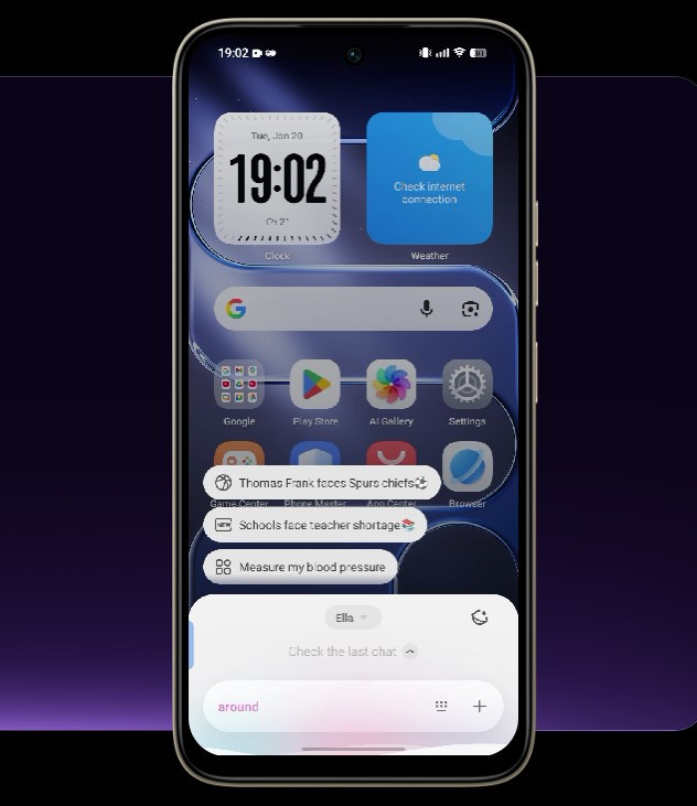 Tecno Spark 50 5G Malaysia AI assistant