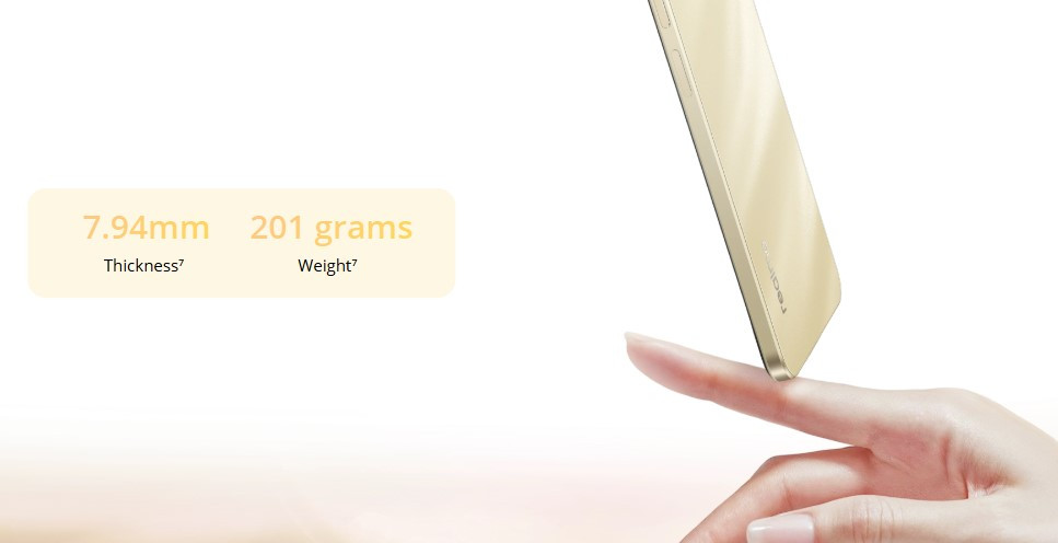 Realme Note 70 malaysia slim 7.94mm body design