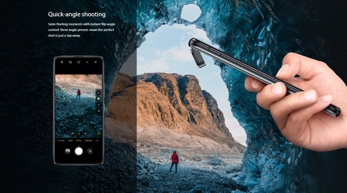 Asus Zenfone 8 Flip Malaysia Quick-angle Shooting