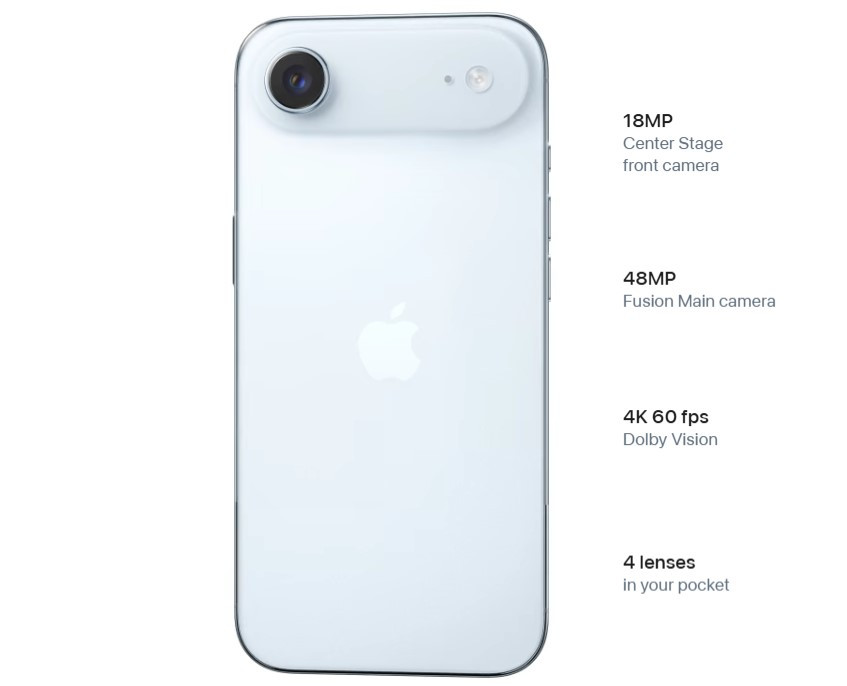 iPhone Air Malaysia camera system