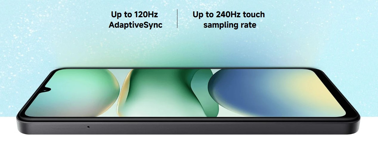 Xiaomi Redmi A5 malaysia 120hz display