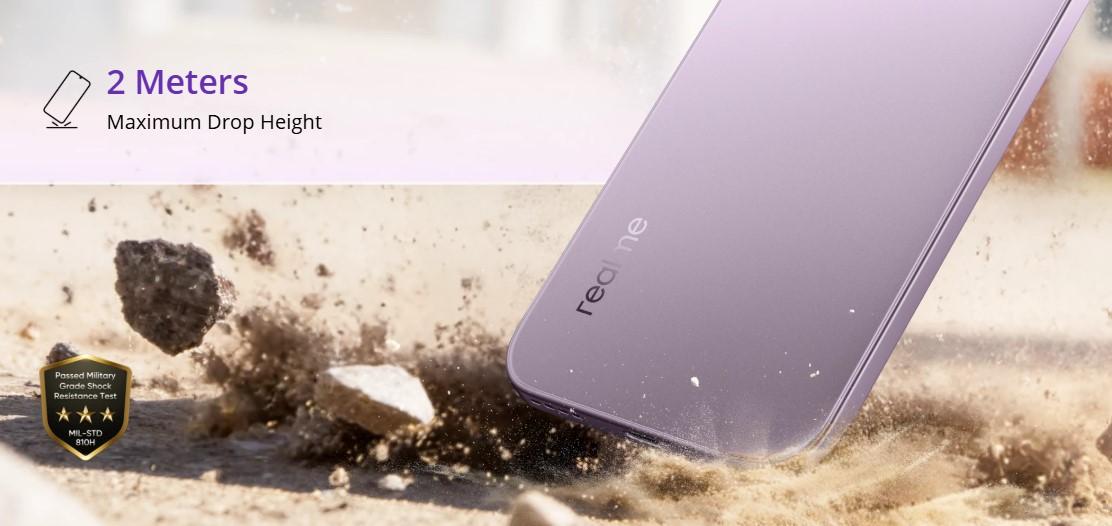 Realme C100i Malaysia ArmorShell drop protection