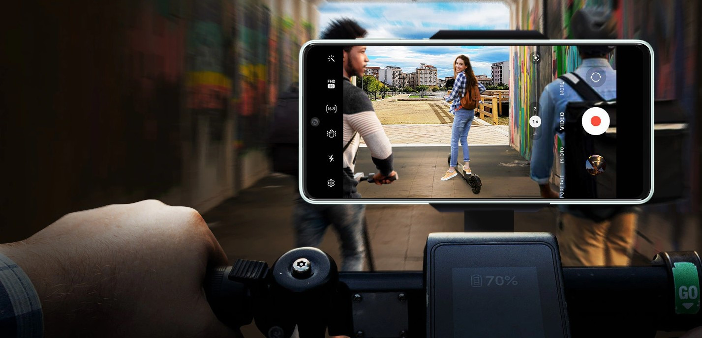 Samsung Galaxy A73 5G Malaysia videos with enhanced hdr