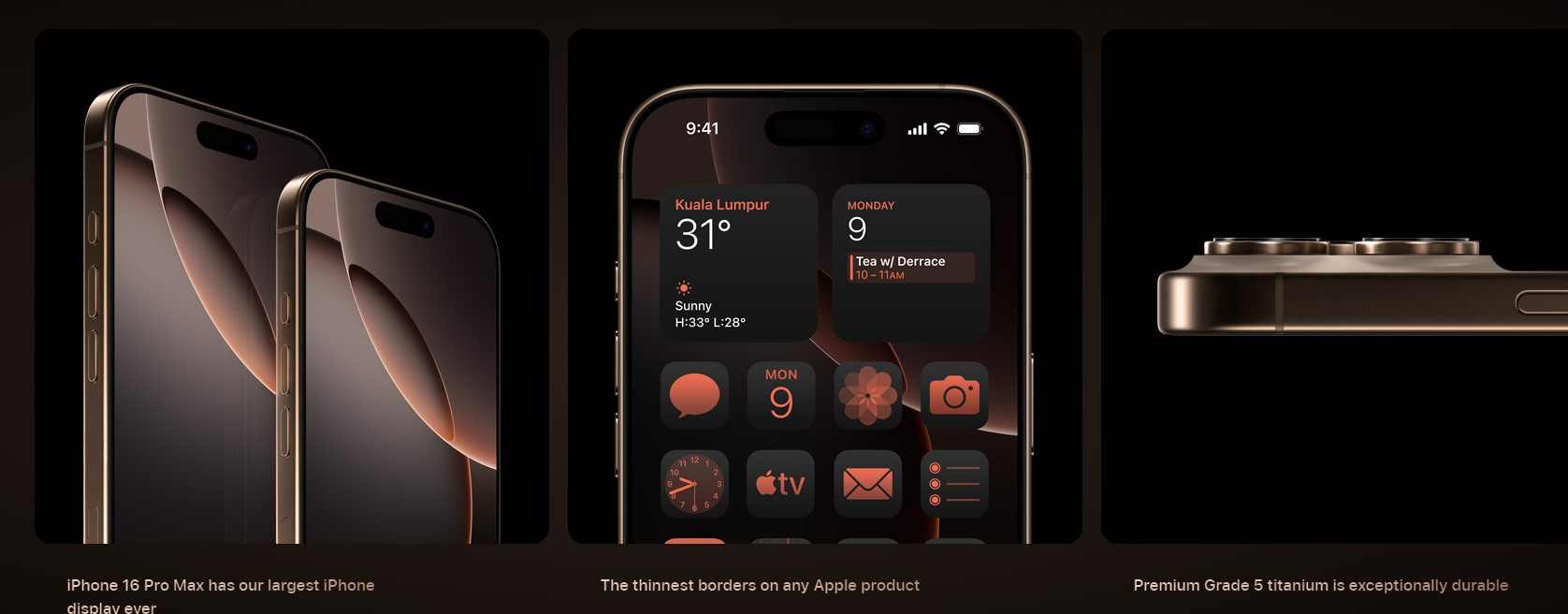 iphone 16 pro malaysia premium design
