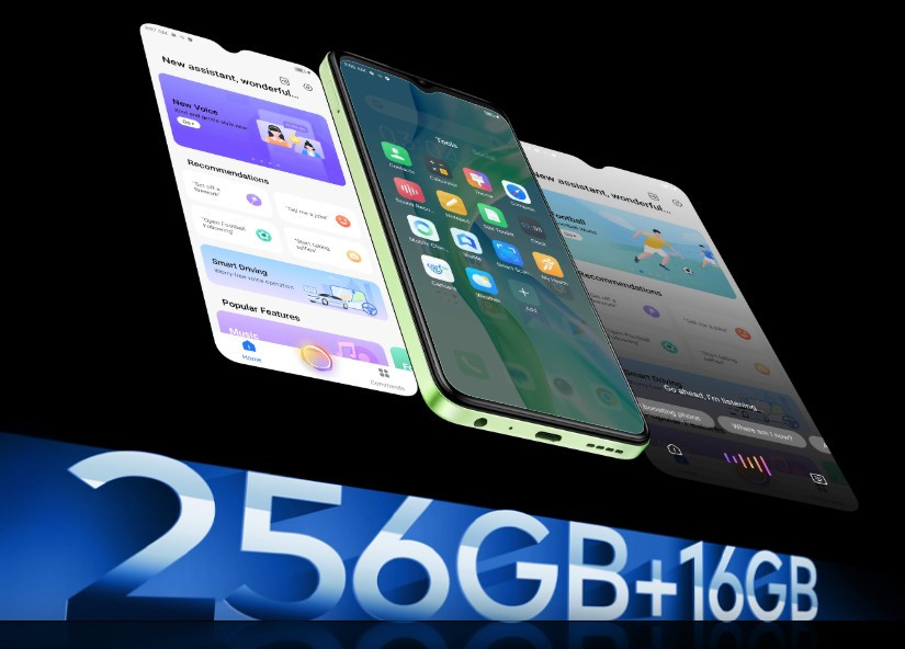 Itel P55 5G malaysia 256gb space capacity