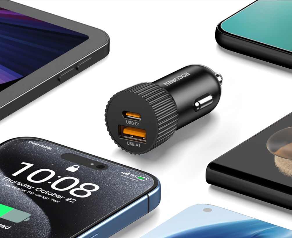 Rocoren Xuanwo Series Fast Charging Car Charger (1C+1A) 48W Malaysia  multi protocol