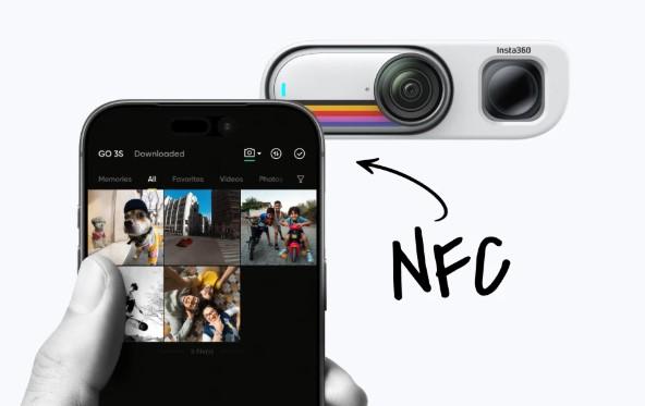 Insta360 GO 3S Malaysia NFC connection