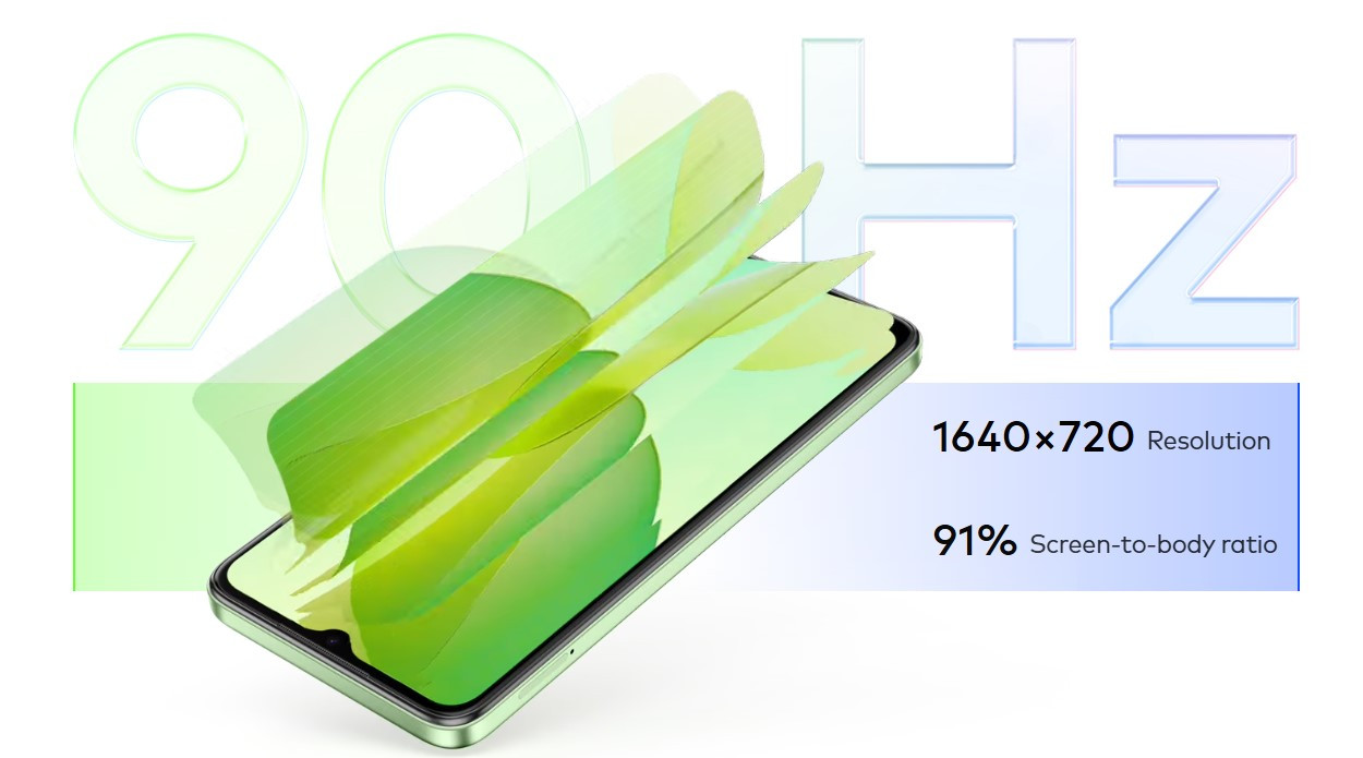 Itel P55 5G malaysia 90hz display rate