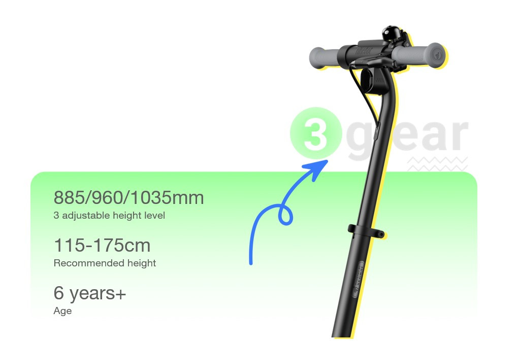 Segway-Ninebot Electric KickScooter C2 Pro malaysia adjustable handlebar