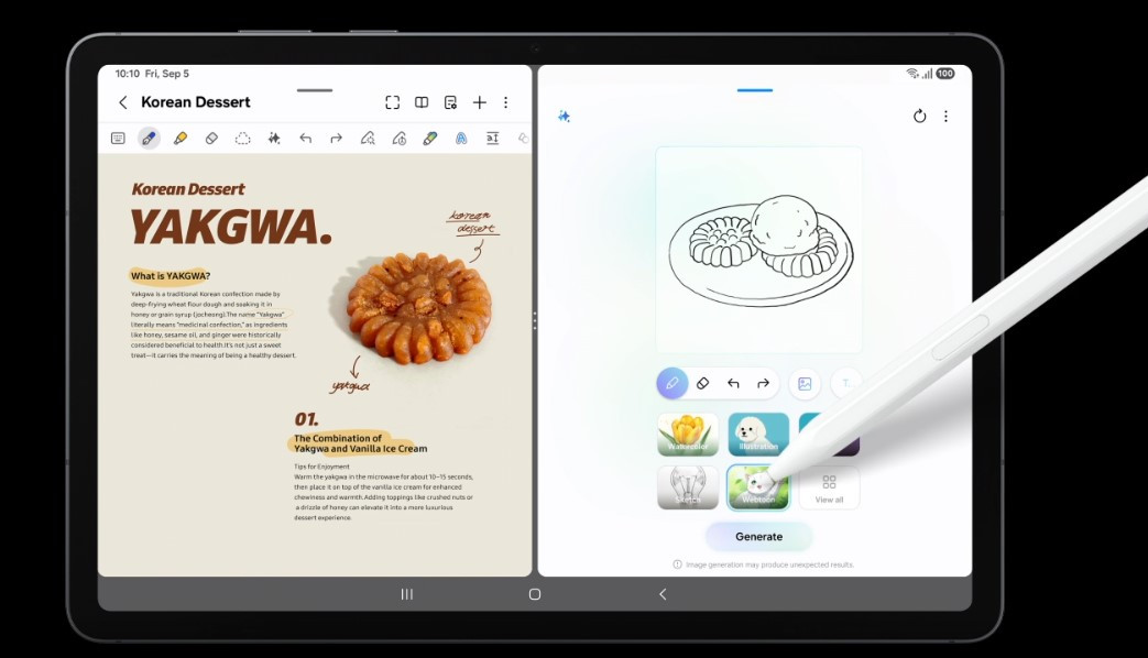 Samsung Galaxy Tab S11 Malaysia AI sketch assist