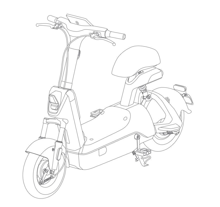 Segway V30C Electric Scooter malaysia design
