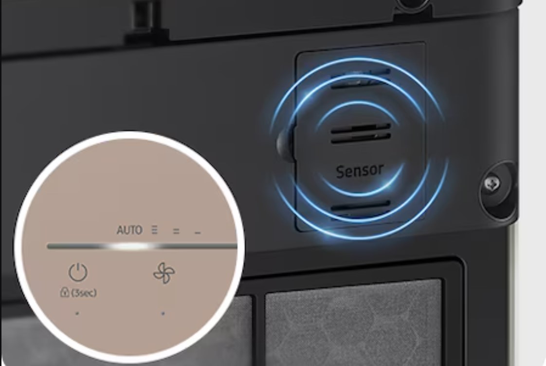 Samsung Smart Air Purifier40m² malaysia auto mode sensor
