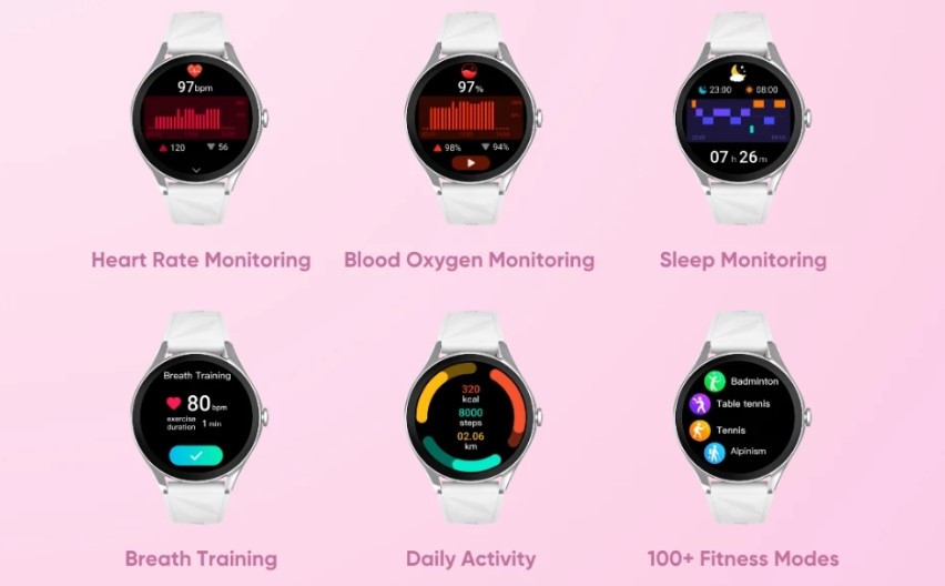 Techlife Smart Watch P1 Lite Malaysia Health Tracking System