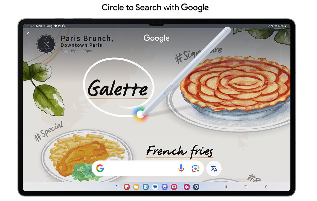 Samsung Galaxy Tab S10 Ultra malaysia circle to search google
