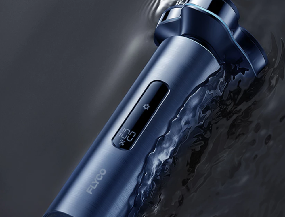 FLYCO Smart Sensor Electric Shaver FS985 Malaysia IPX7 waterproof design