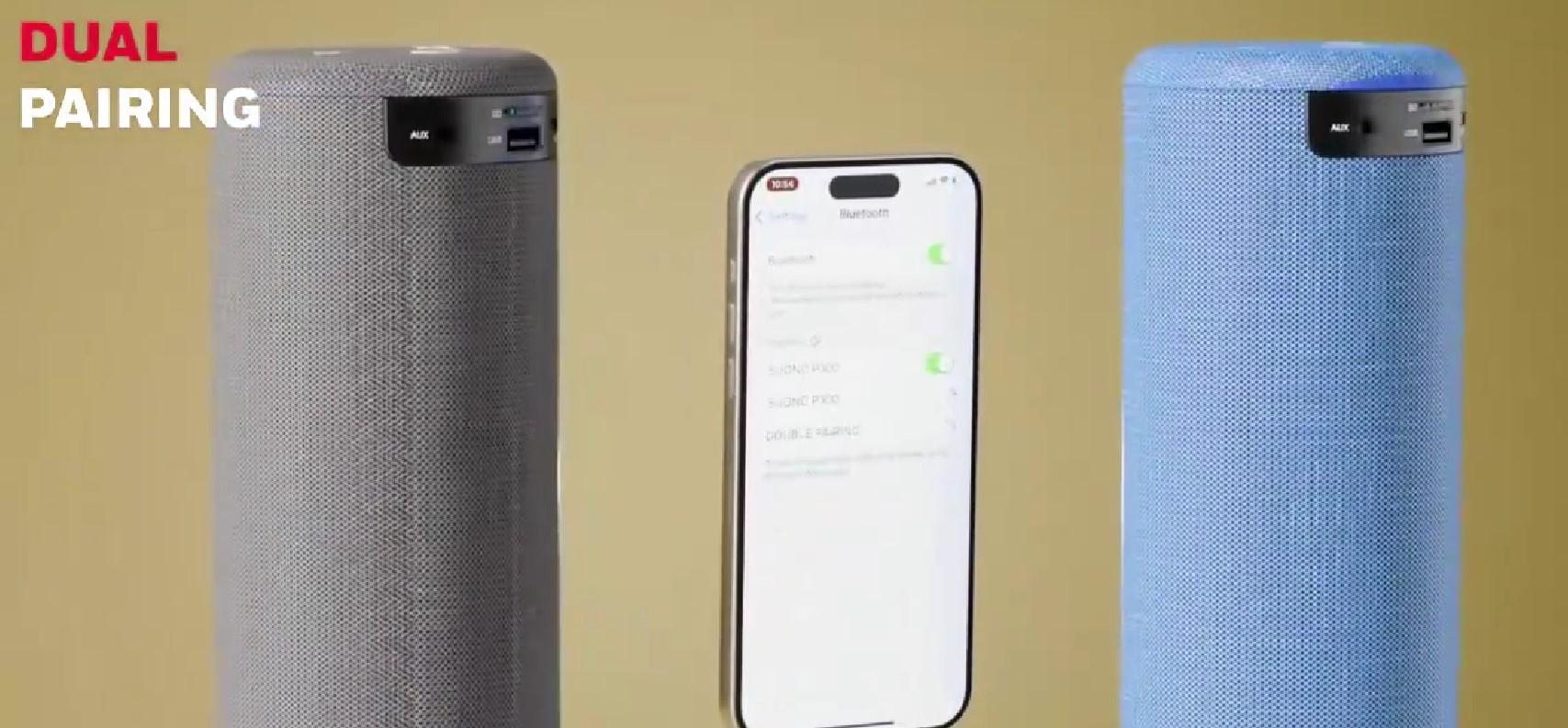 Honeywell Suono P300 Bluetooth Speaker malaysia dual pairing mode