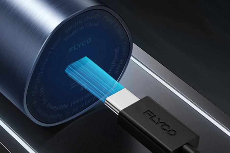 FLYCO Smart Sensor Electric Shaver FS985 Malaysia USB Type-C Interface