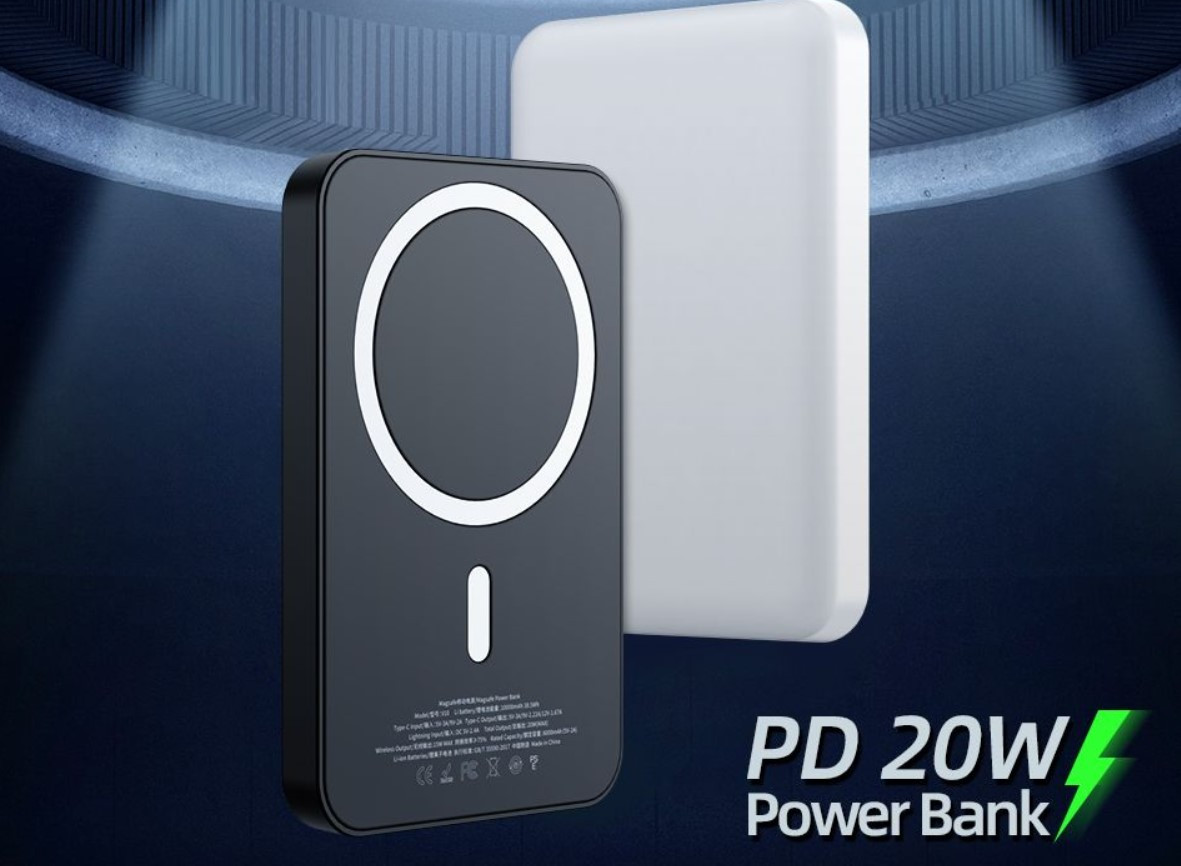 Rocoren Magnetic Wireless Power Bank 10000mAh PD20W Malaysia