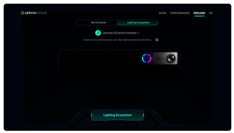 Lenovo Legion Tab Malaysia RGB Ecosystem Sync Experience