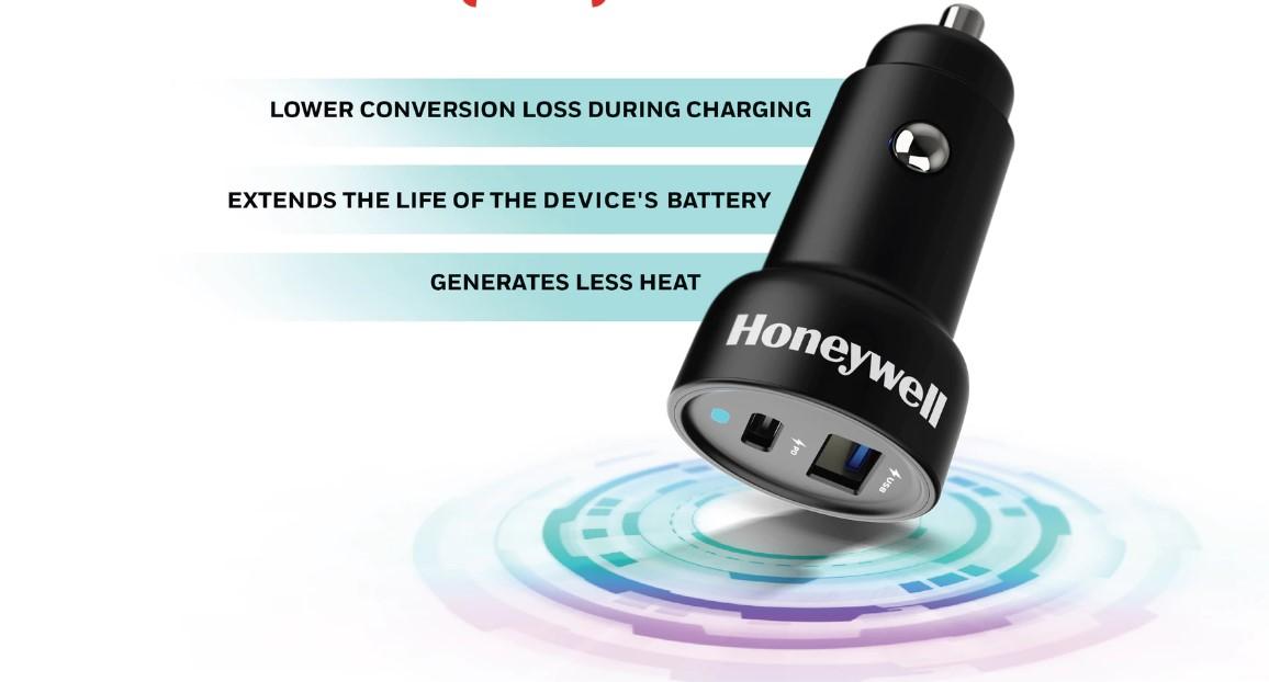 Honeywell Micro CLA Smart Car Charger malaysia charge two devices simultaneously