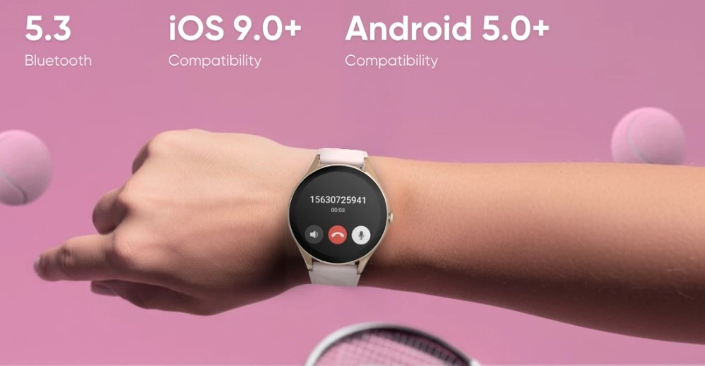 Techlife Smart Watch P1 Lite Malaysia Bluetooth Calling Feature