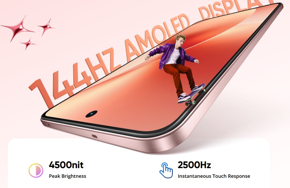 Realme 15 5G Malaysia 144Hz AMOLED display.