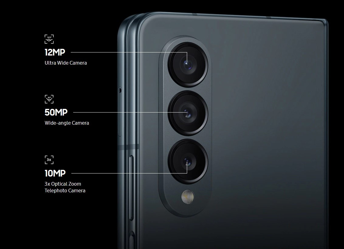 Samsung Galaxy Z Fold4 5G camera system