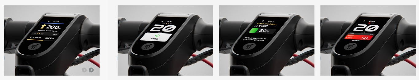 Segway eKickScooter F3 malaysia smart display