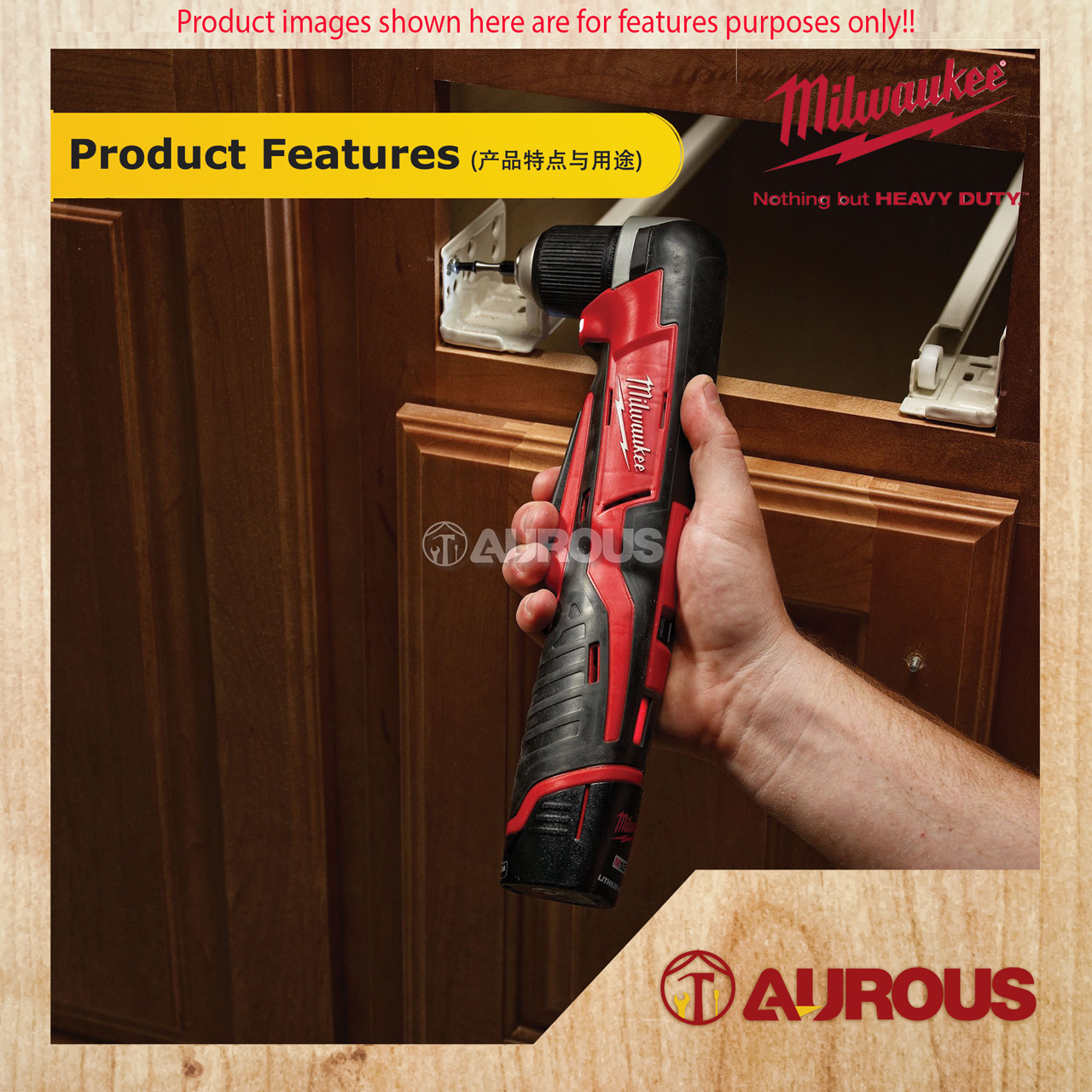 MILWAUKEE M12 RIGHT ANGLE DRILL/DRIVER M12 C12 RAD0B (BARE TOOL