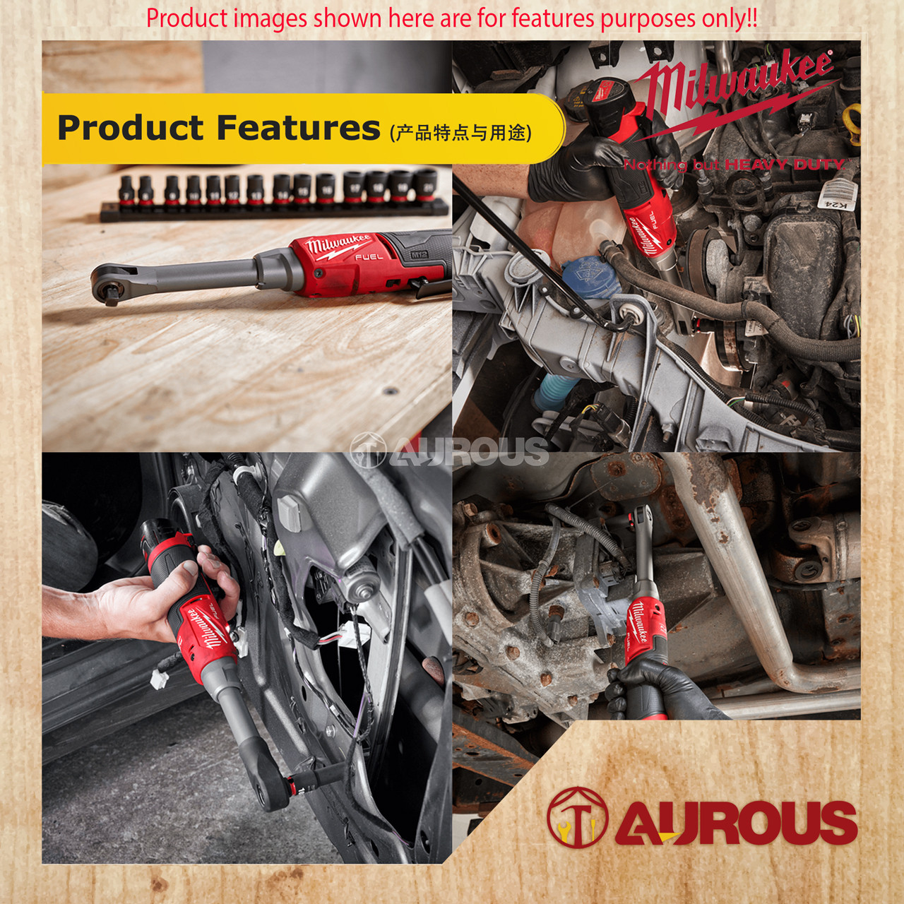 M12 Fuel 3/8 In. Extended Reach Ratchet main image 1