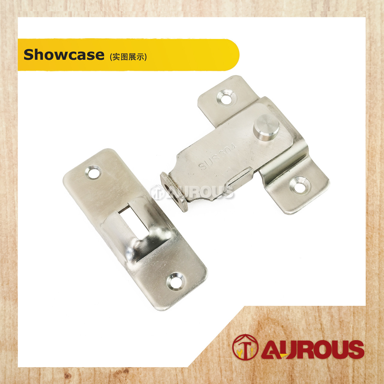 2 Pcs 3 Inch Stainless Steel Swivel Door Hasp Latch Lock - Marine Grade For Boats, Cabinets, Windows